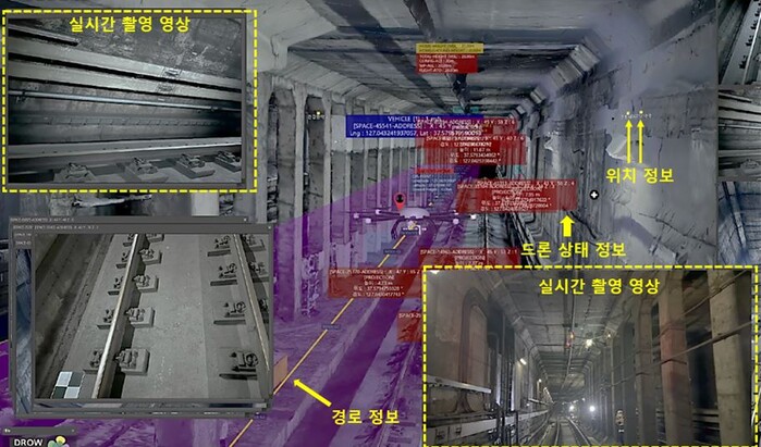 초고화질 드론 활용해 지하터널 정밀 점검한다...내년까지 시스템 구축 목표